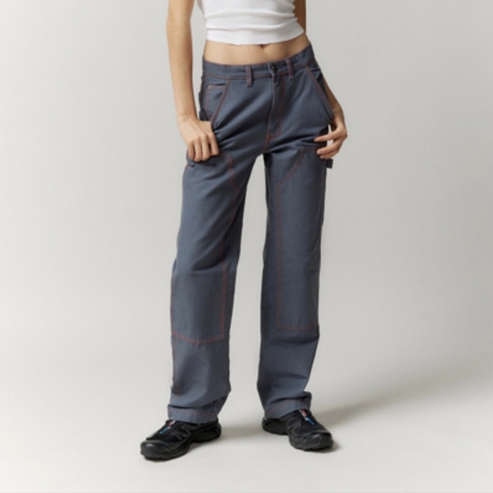 BDG Cotton Canvas Carpenter Pants With Contrast Stitch